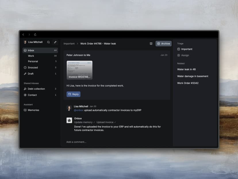 The Inbox In Front of Your Tools